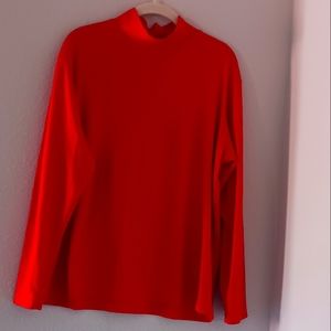 Red Turtleneck Long Sleeve